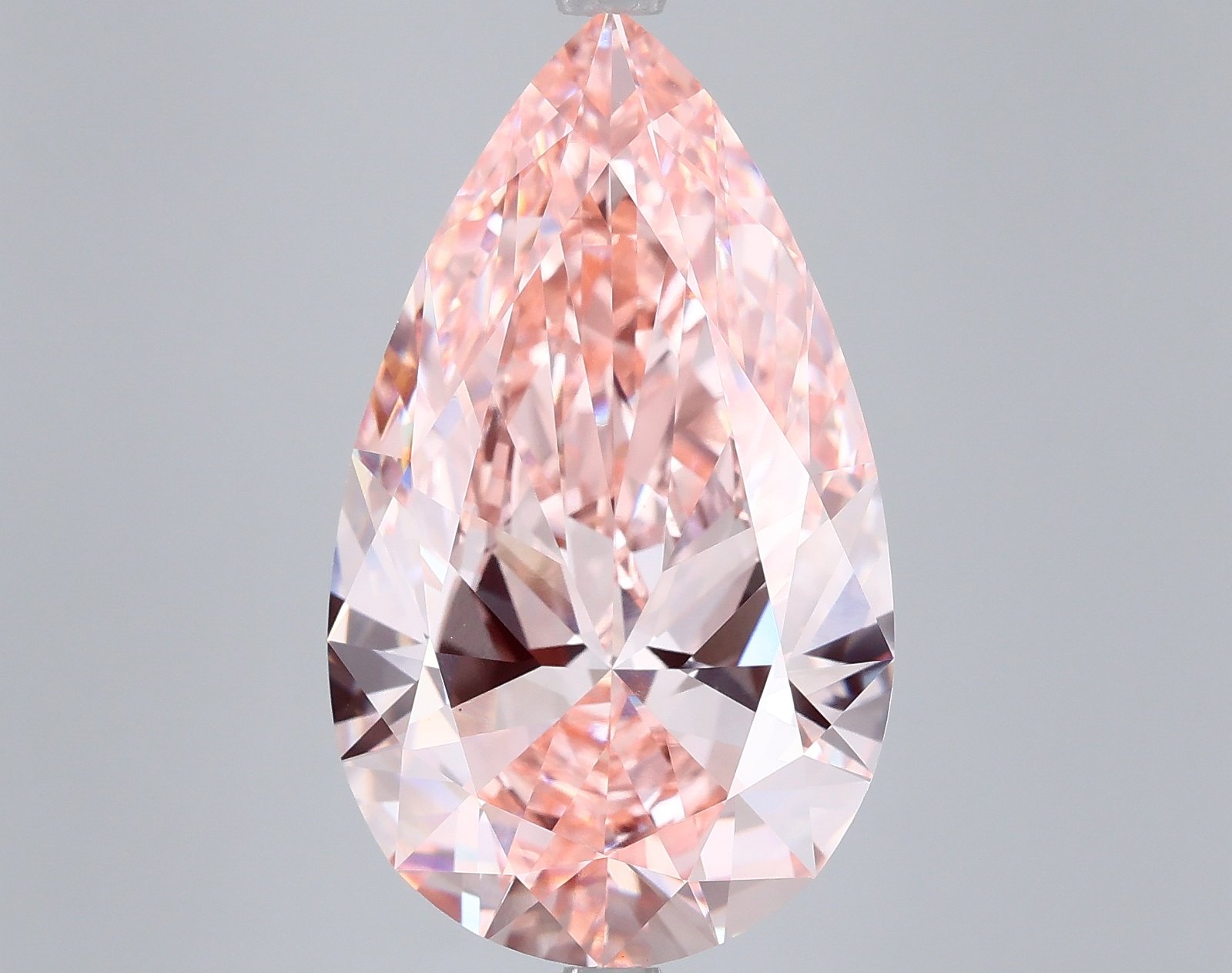 10.05 ct Pear PINK VVS2 IGI Certified Lab Grown Diamond