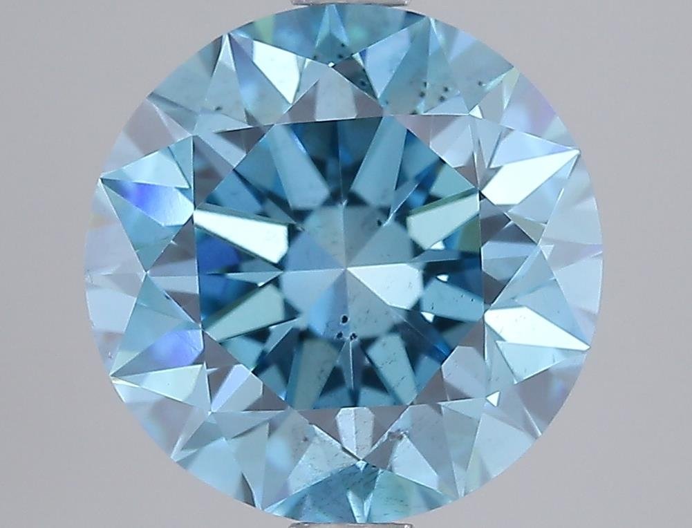 2.49 ct Round BLUE SI1 IGI Certified Lab Grown Diamond