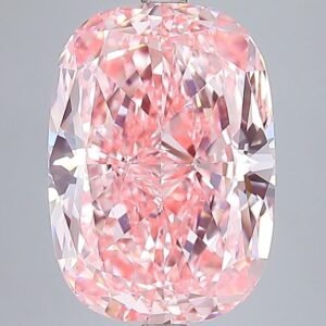 9.02 ct Cushion PINK VVS2 IGI Certified Lab Grown Diamond