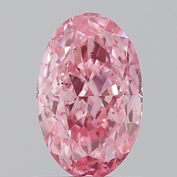 0.93 ct Oval PINK VS2 IGI Certified Lab Grown Diamond