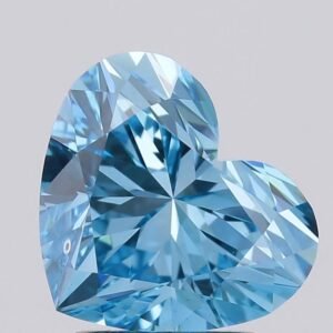 2.08 ct Heart BLUE VS2 IGI Certified Lab Grown Diamond