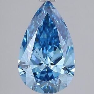 2.00 ct Pear BLUE SI1 IGI Certified Lab Grown Diamond