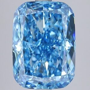 4.00 ct Cushion BLUE SI1 IGI Certified Lab Grown Diamond